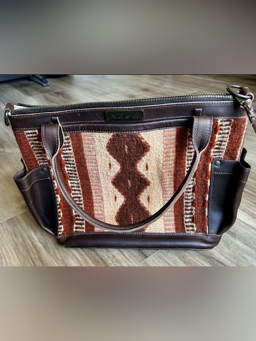 Nena & Co. Mexico Medium TPB Bag Brown Leather